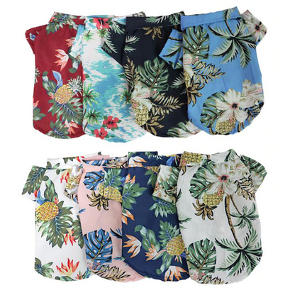Hawaiian Pet Shirts - Doot's Pet LLC Collars For A Cause
