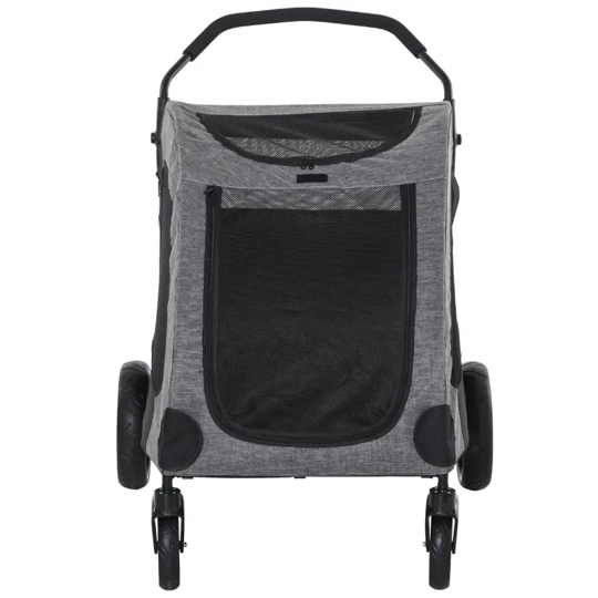 Foldable Pet Stroller with Storage Pocket