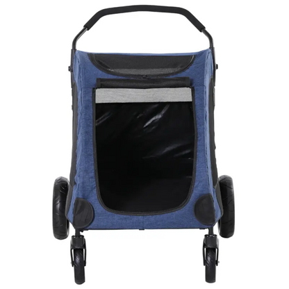 Foldable Pet Stroller with Storage Pocket