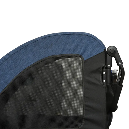 Foldable Pet Stroller with Storage Pocket