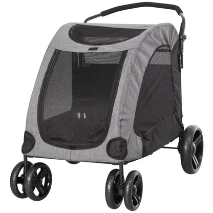 Foldable Pet Stroller with Storage Pocket