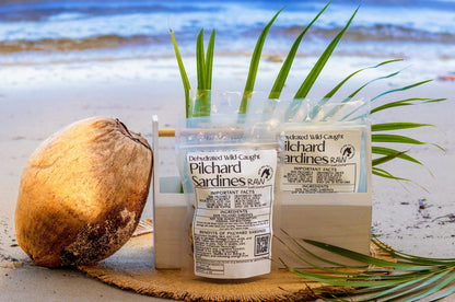 Dehydrated Wild Caught Pilchard Sardines for Cats & Dogs — 100% Single Ingredient | Raw Instincts Florida | 2 oz - Doot's Pet LLC Collars For A Cause