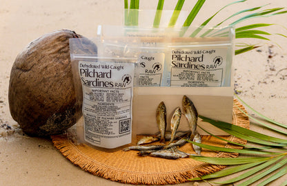 Dehydrated Wild Caught Pilchard Sardines for Cats & Dogs — 100% Single Ingredient | Raw Instincts Florida | 2 oz - Doot's Pet LLC Collars For A Cause
