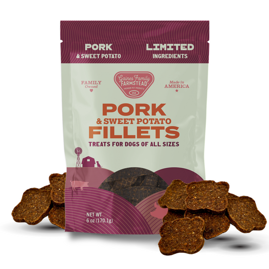 Pork and Sweet Potato Fillets - Doot's Pet LLC Collars For A Cause
