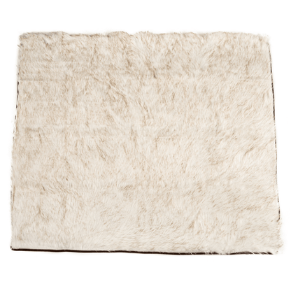 PupProtector™ Waterproof Throw Blanket - White with Brown Accents - Doot's Pet LLC Collars For A Cause