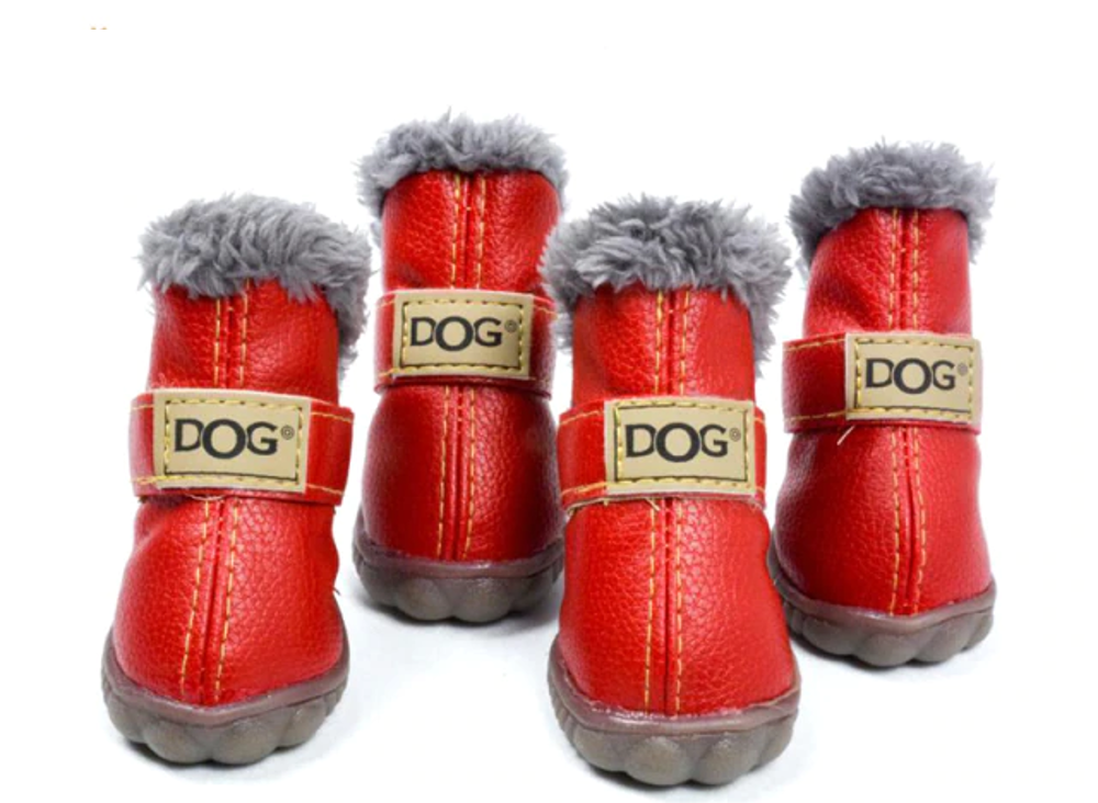 Dog Australia Waterproof Fleece-Lined Warm Dog Snow Boots - Doot's Pet LLC Collars For A Cause