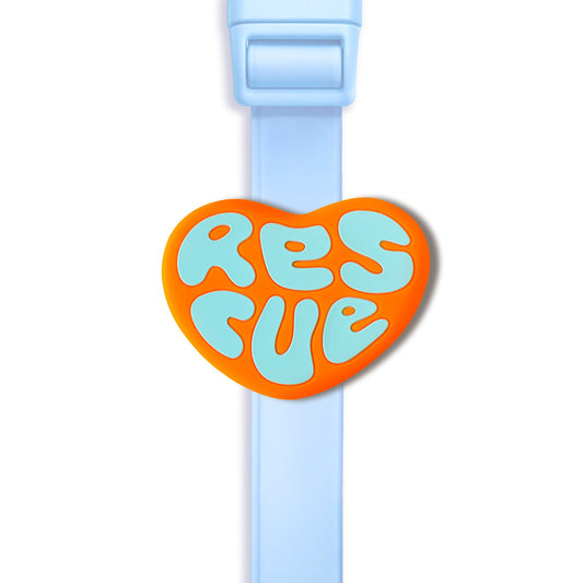 Rescue Orange Jiby Dog Charm