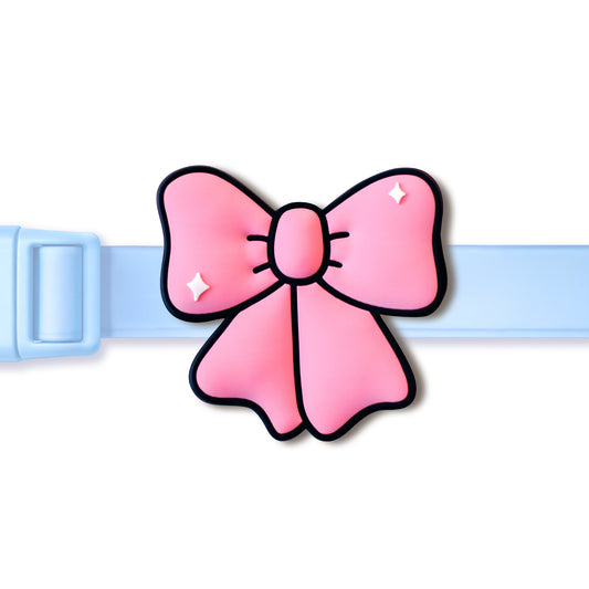 Ribbon Pink Jiby Dog Charm