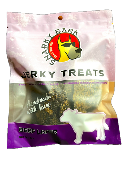 Snarky Bark Beef Liver Jerky - Doot's Pet LLC Collars For A Cause