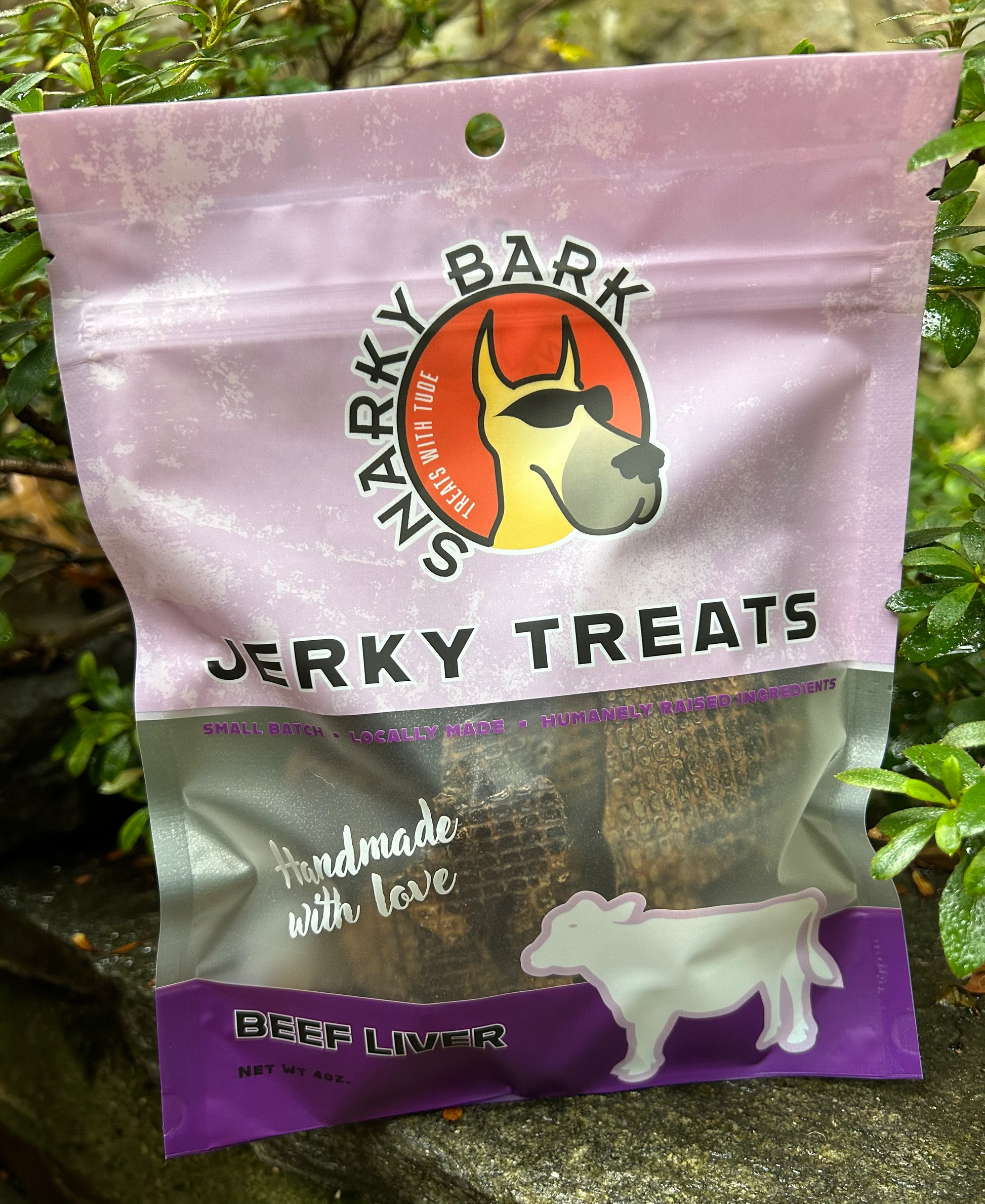 Snarky Bark Beef Liver Jerky - Doot's Pet LLC Collars For A Cause