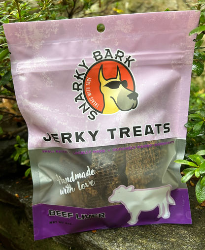 Snarky Bark Beef Liver Jerky - Doot's Pet LLC Collars For A Cause