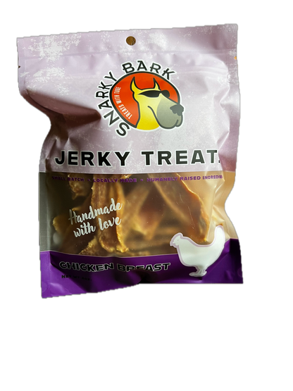 Snarky Bark Chicken Breast Jerky - Doot's Pet LLC Collars For A Cause