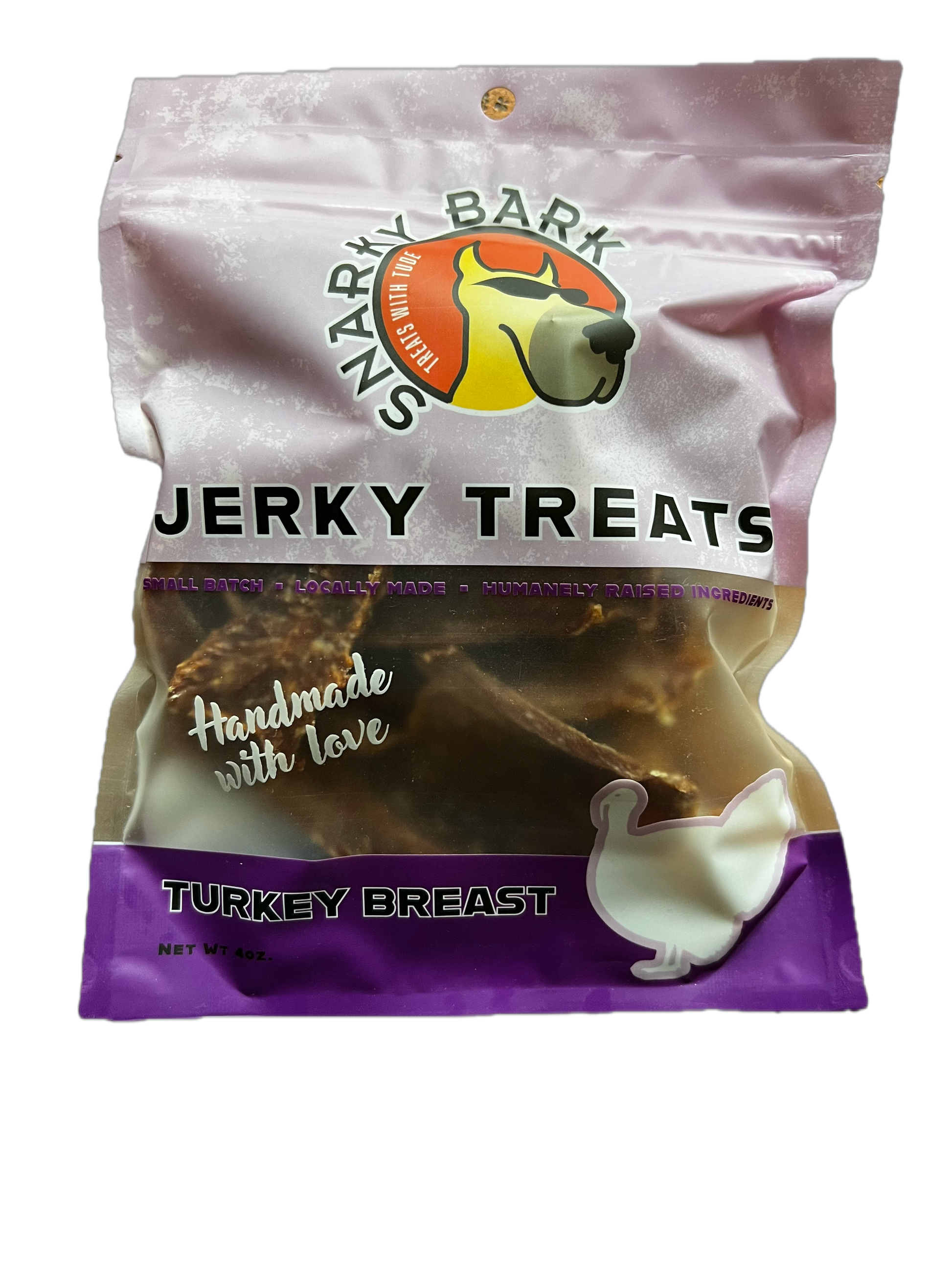 Snarky Bark Turkey Breast Jerky - Doot's Pet LLC Collars For A Cause