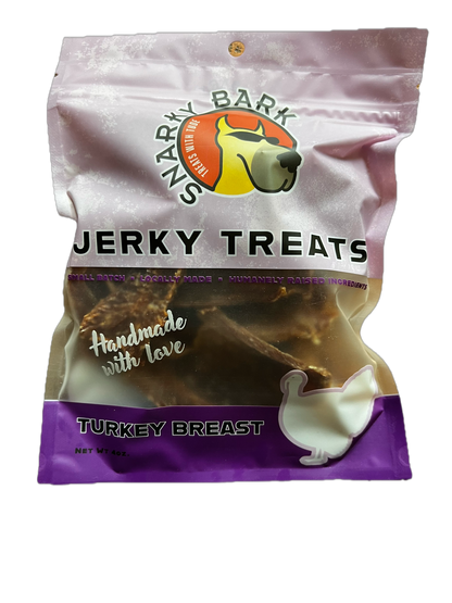 Snarky Bark Turkey Breast Jerky - Doot's Pet LLC Collars For A Cause