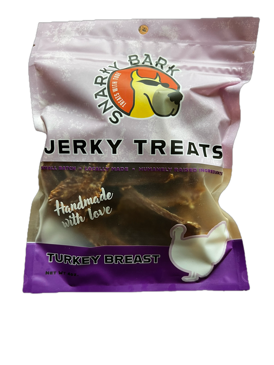 Snarky Bark Turkey Breast Jerky - Doot's Pet LLC Collars For A Cause