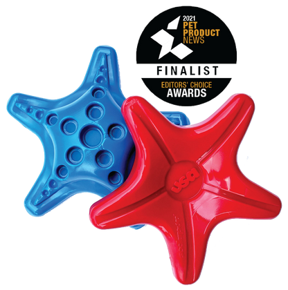 Starfish Nylon Dog Chew Toy for Aggressive Chewers | USA Made | SodaPup - Doot's Pet LLC Collars For A Cause