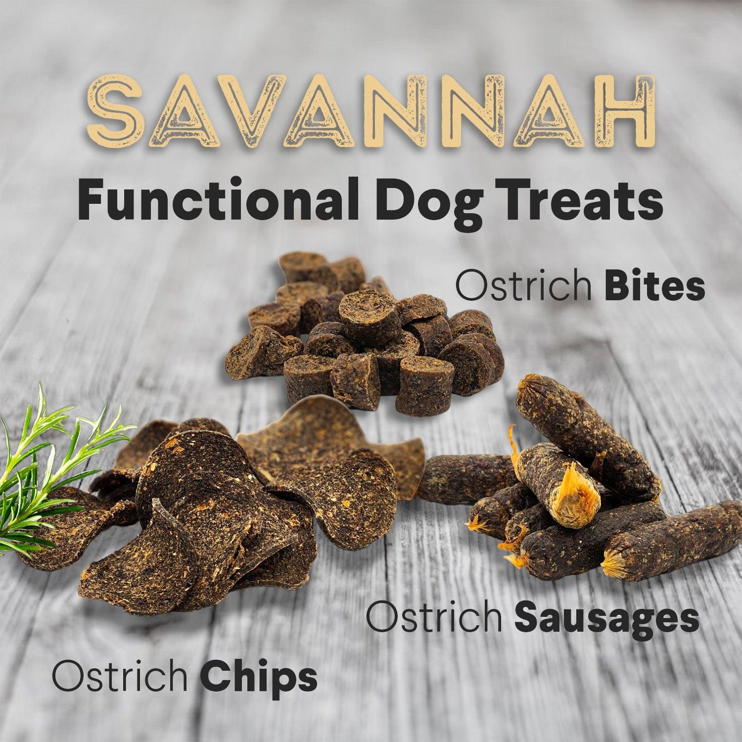 Hypoallergenic Ostrich + Superfoods 6-item Bundle - 40% off - Doot's Pet LLC Collars For A Cause