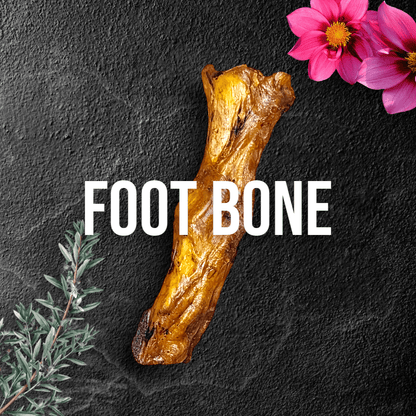 Ostrich Foot Bone (7" x 3.5"): The Flavorful & Long-Lasting Chew for Medium to Large Dogs - Doot's Pet LLC Collars For A Cause