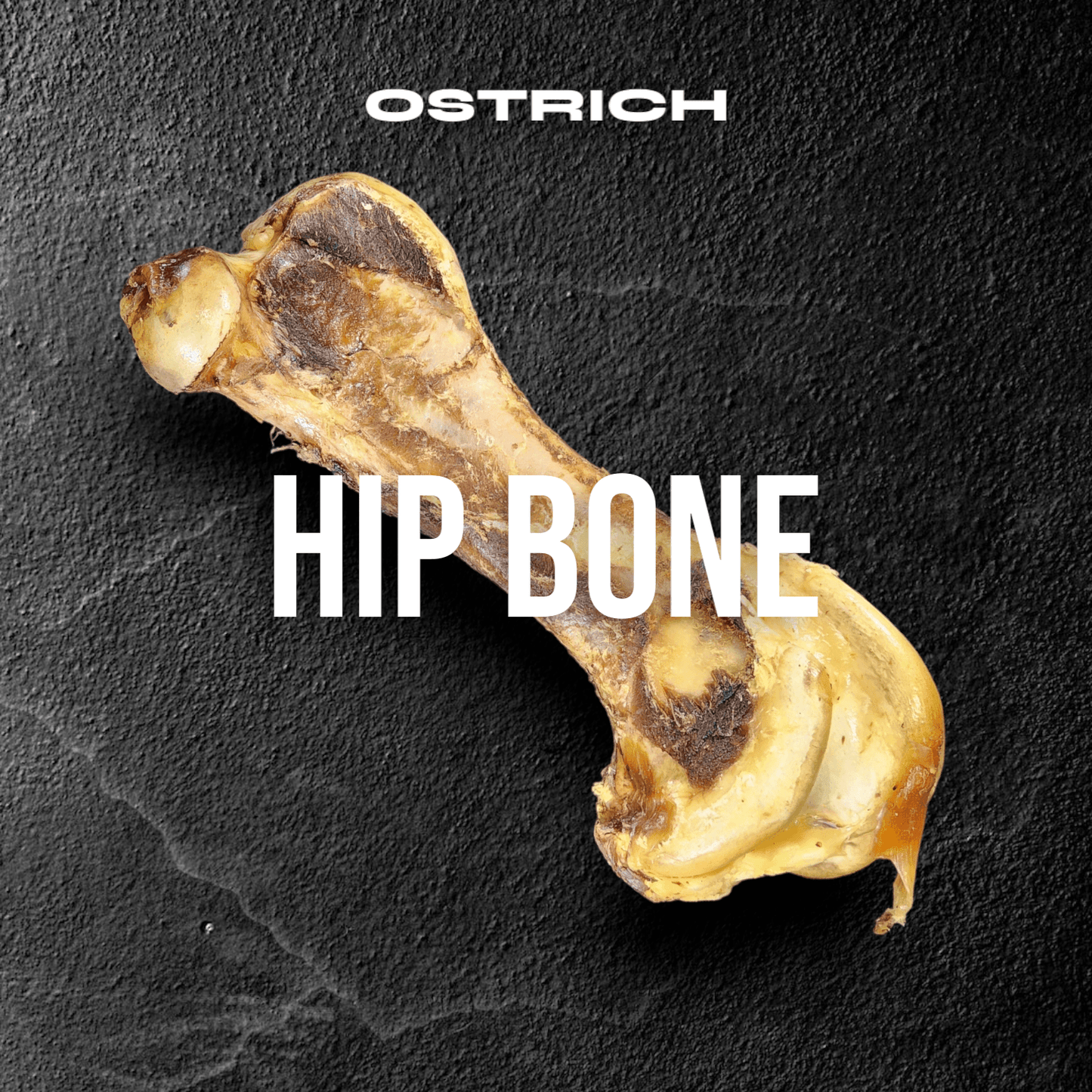Ostrich Hip Bone (12" x 5"x 3”): The Durable, Flavor-Packed Chew for Medium & Large Dogs - Doot's Pet LLC Collars For A Cause