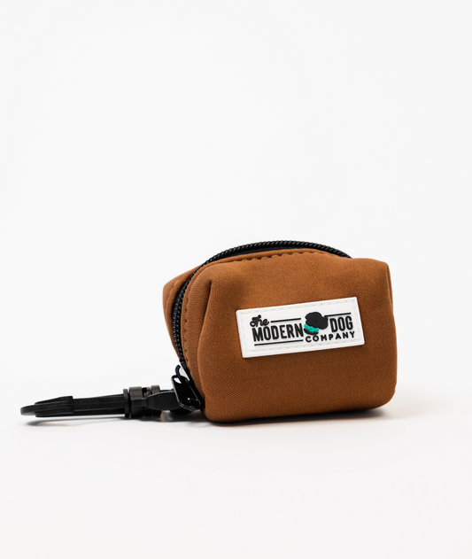 The Modern Dog Company - Coco Brown Poop Bag Holder - Doot's Pet LLC Collars For A Cause