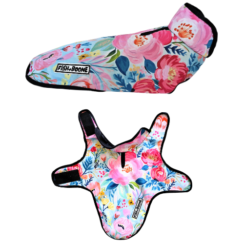 Southern Bloom Dog Coat - Doot's Pet LLC Collars For A Cause