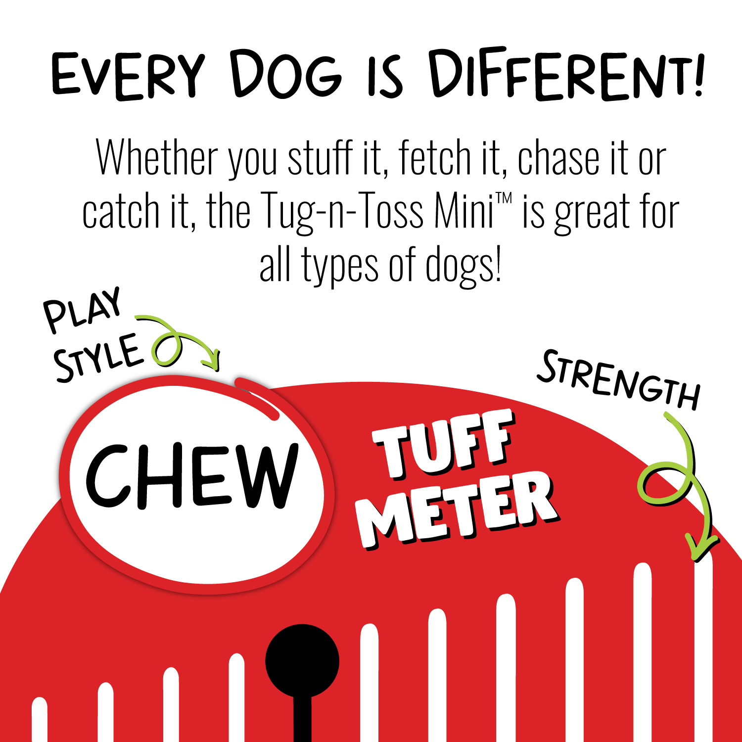 Tug-n-Toss Mini - Doot's Pet LLC Collars For A Cause