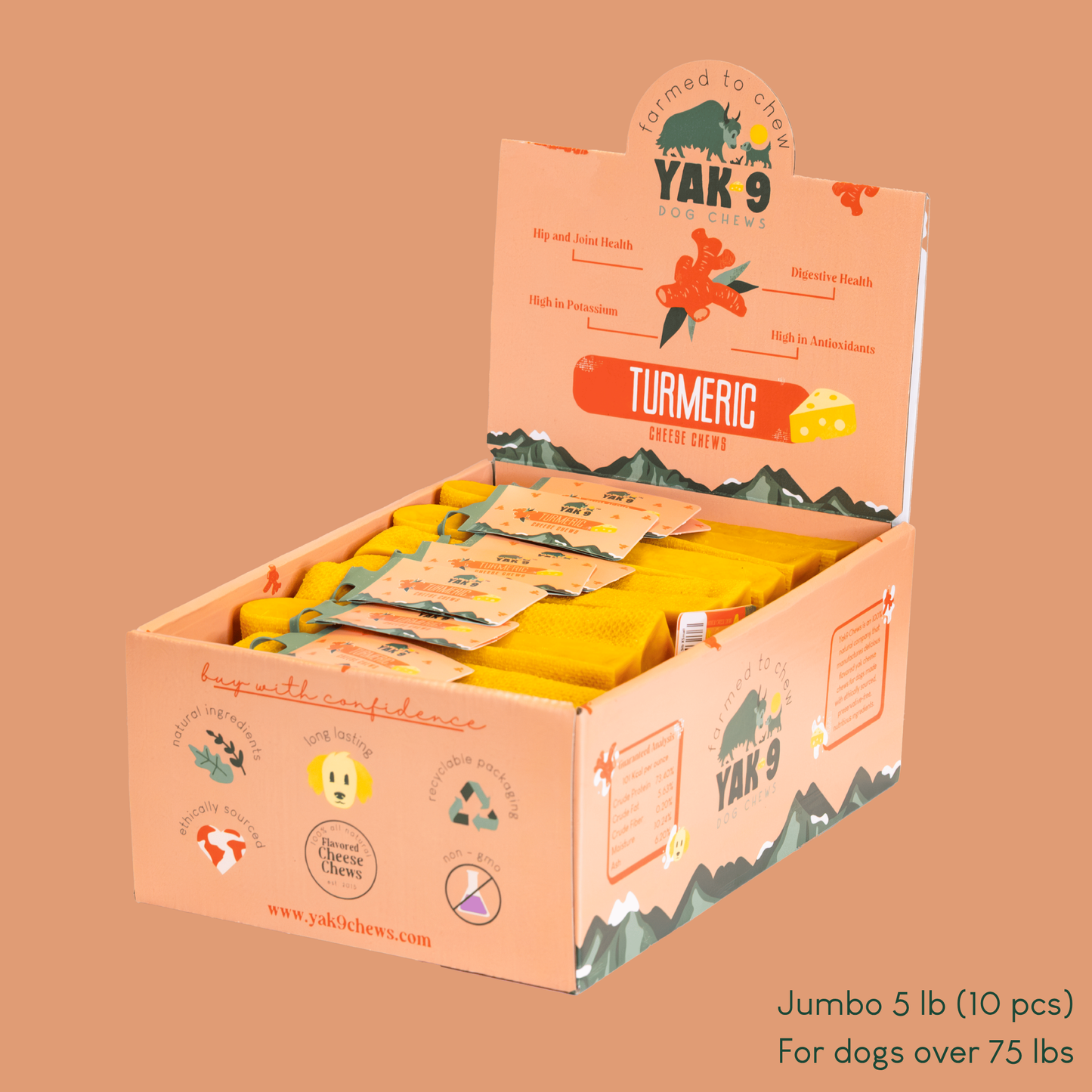 Turmeric Cheese Chews for Dogs