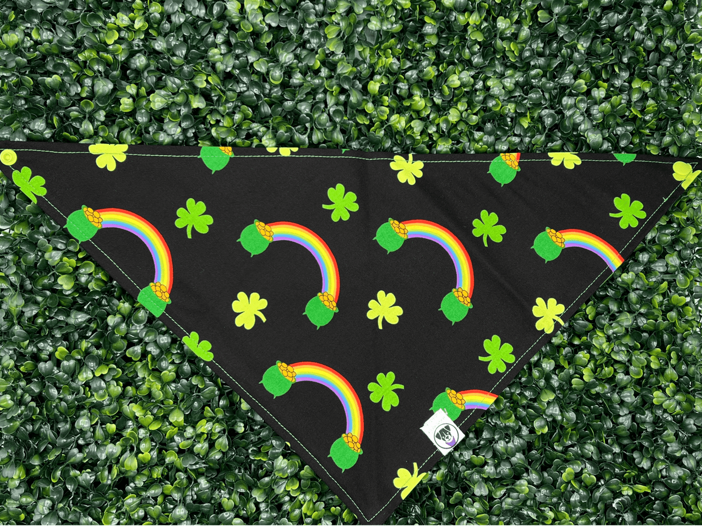 Saint Patrick's Day Pet Bandana Lucky Pots