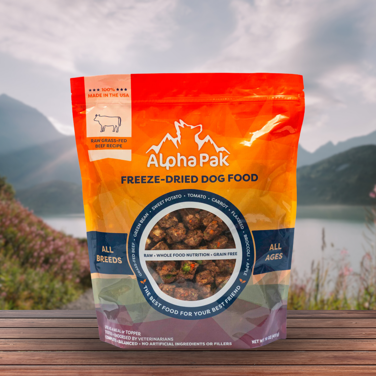 PREMIUM RAW FREEZE DRIED DOG FOOD BEEF - Doot's Pet LLC Collars For A Cause