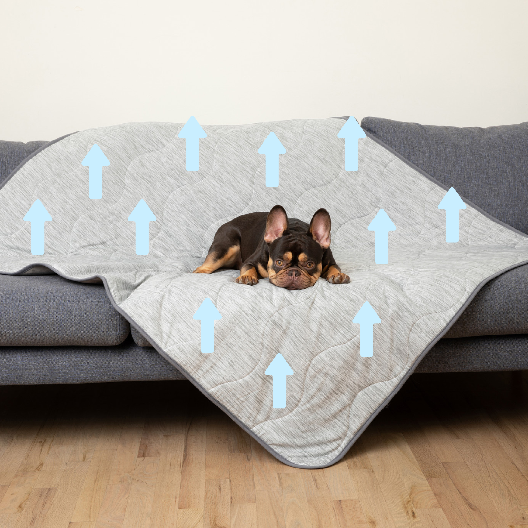 PupChill™ Cooling Waterproof Blanket - Arctic Grey - Doot's Pet LLC Collars For A Cause