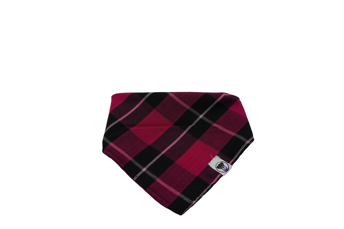 Pink Plaid Bandana