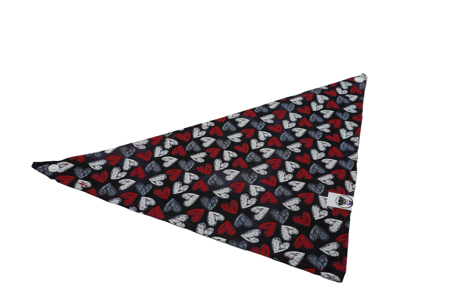 Scribble Hearts Bandana