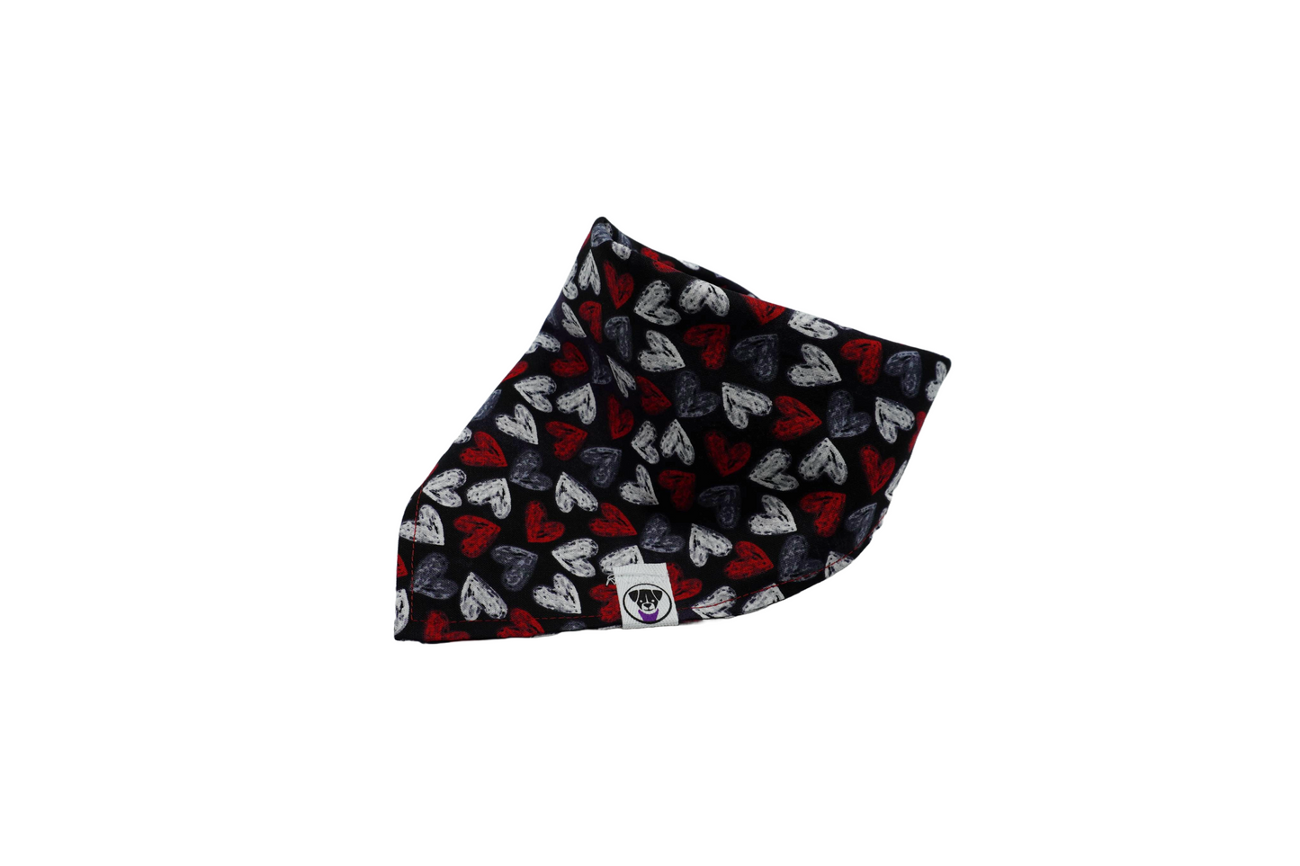Scribble Hearts Bandana