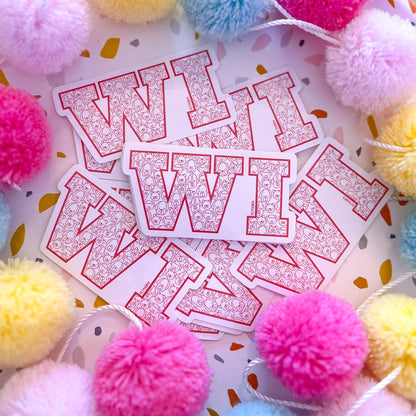 WI Dogs Sticker