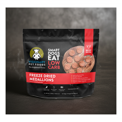 Freeze Dried Food | Beef Recipe | 25oz Bag - Doot's Pet LLC Collars For A Cause
