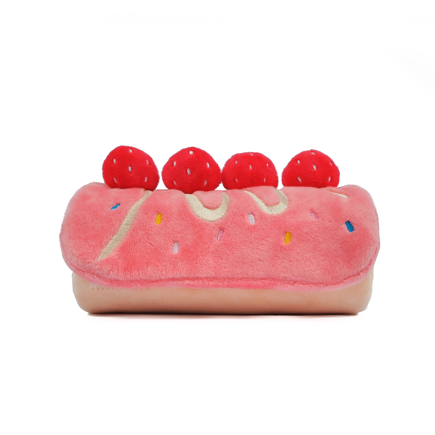 CHEWFFON - CHEWFFON Strawberry Roll Cake Dog Puzzle Toy