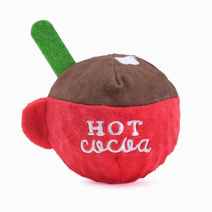 Hugsmart Products Inc - HugSmart Pet - Happy Woofmas | Hot Cocoa - Dog Ball Toy