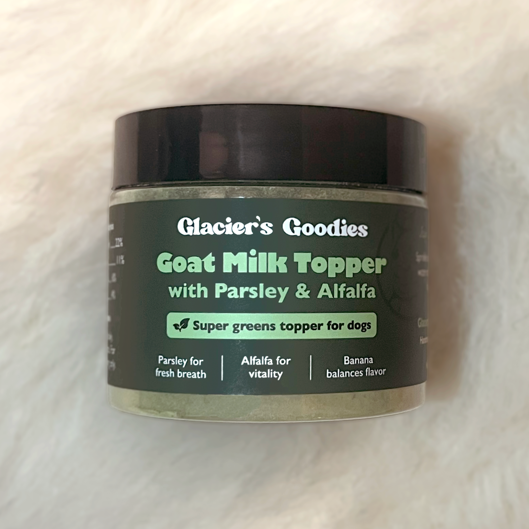 Glacier's Goodies - Super Greens Goat Milk Topper | Doot's Pet LLC ...