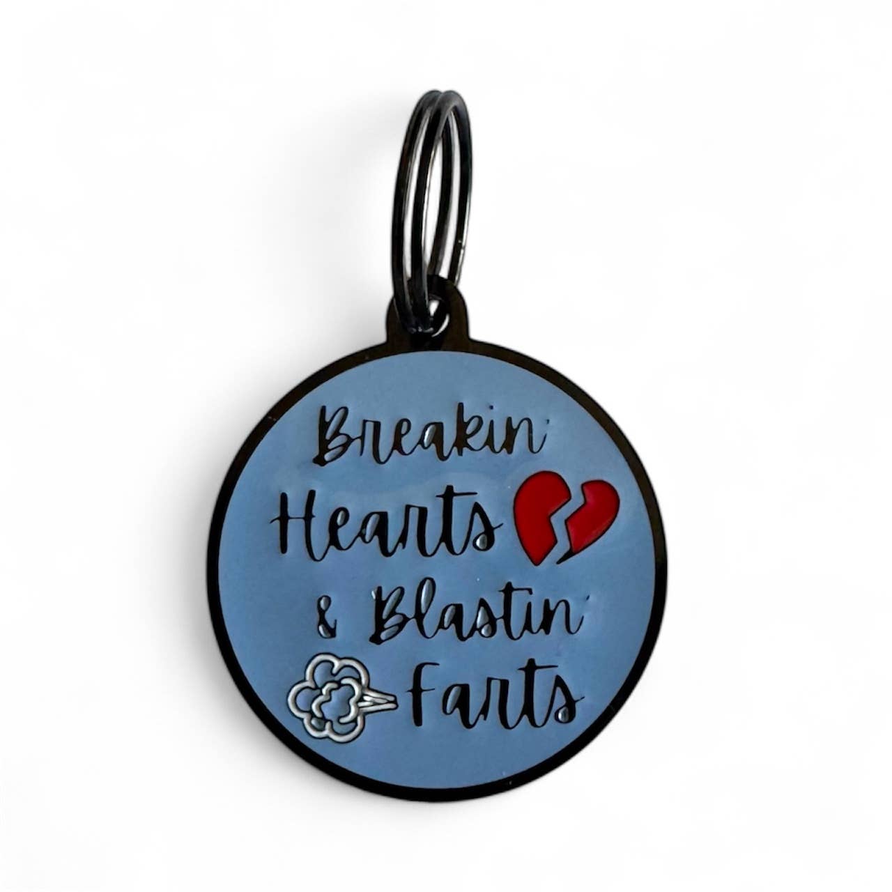 Koira -  Breakin’ Hearts & Blastin’ Farts Pet ID Tag Dog Tag