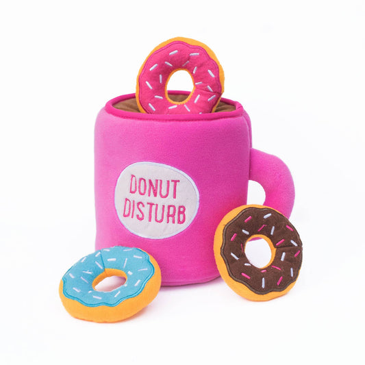 ZippyPaws - Zippy Burrow - Coffee and Donutz - Dog Toy