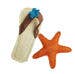Barker's Bowtique - Hip Doggie -  Organic Vegetable Dental Toy - Beach Set