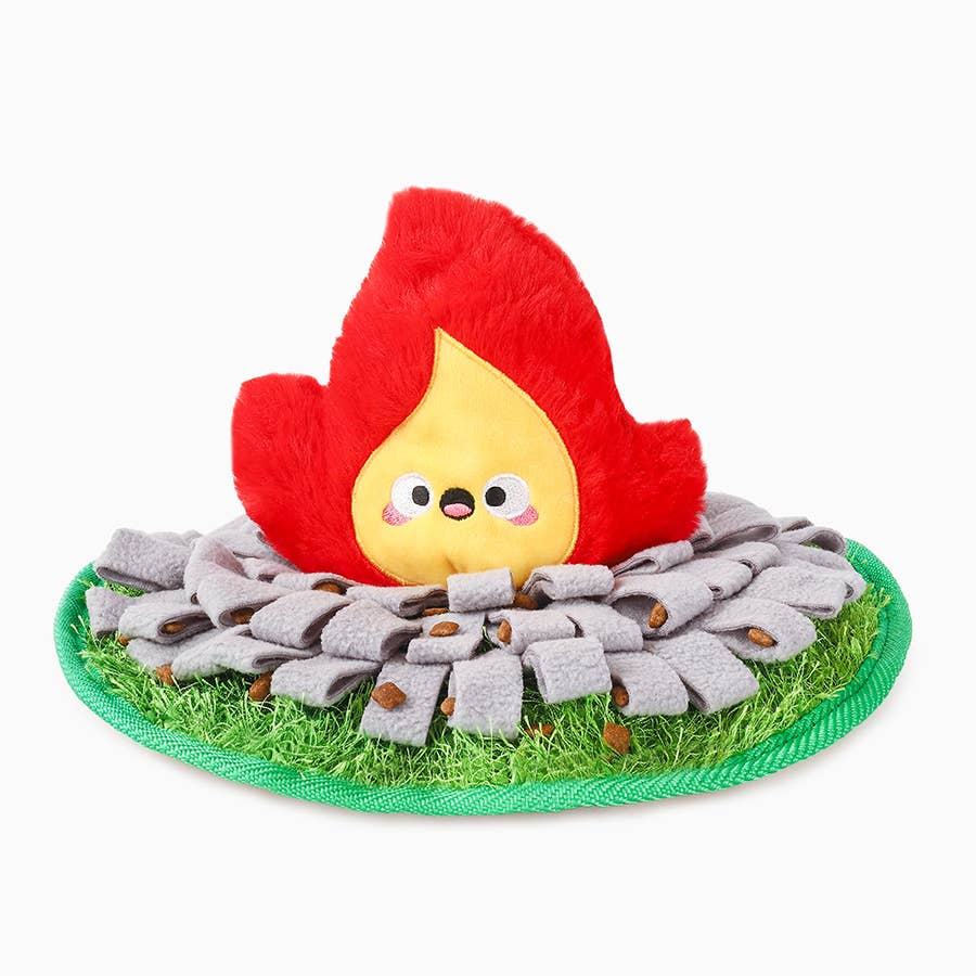 Hugsmart Products Inc - HugSmart Pet - Camping Pups | Snuffle Campsite - Plush Toy