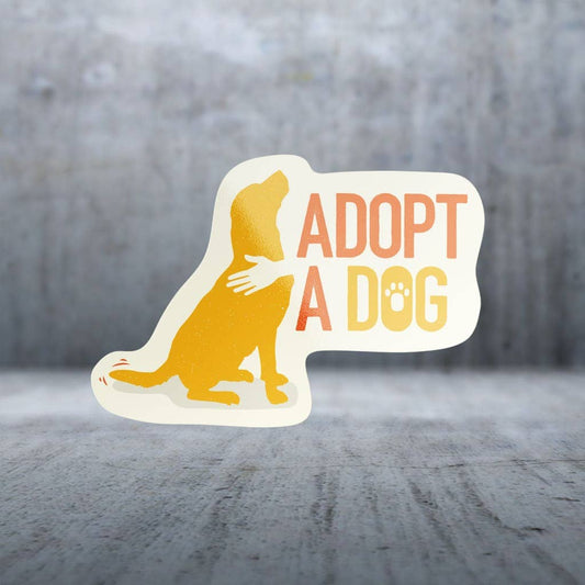 Two Feet Treats - Adopt a Dog - Sticker