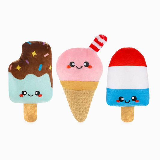 Hugsmart Products Inc - HugSmart Pet - Food Party | Cool Pup - Dog Plush Toy
