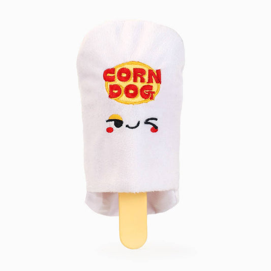 Hugsmart Products Inc - Oriland Pet - Food Party | Corn Dog - Dog Plush Toy