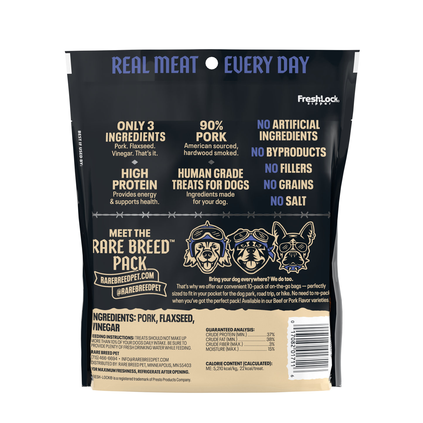 Rare Breed - 1oz Pork Tender Meat Cuts