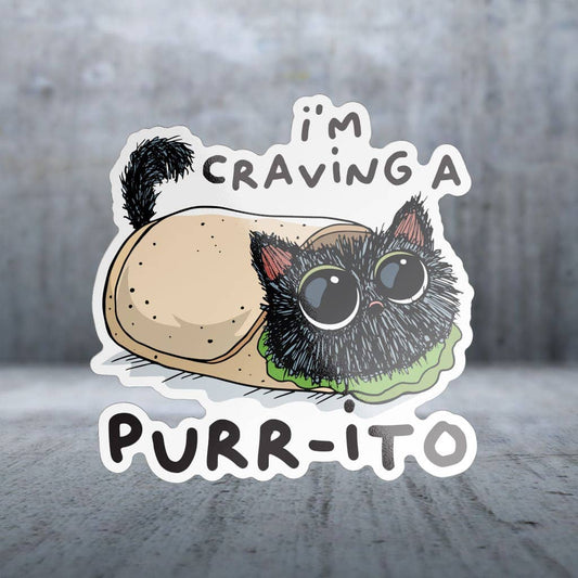Two Feet Treats - I'm Craving A Purr-ito - Sticker