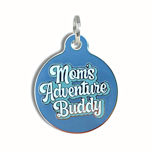 Bad Tags - Outdoor Dog ID Tag w/Scannable QR code - Adventure Buddy - Large / Engraved QR Code