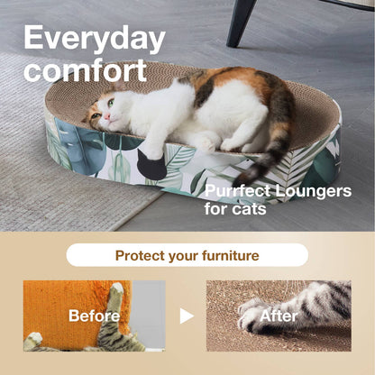 MOON-X USA, INC. - Cozy Cat Scratcher Bowl Capsule (Go Green)