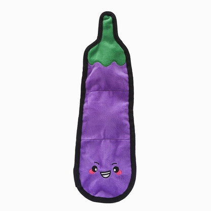 Hugsmart Products Inc - HugSmart Pet - Squeakin’ Vegetables | Eggplant - Plush Toy